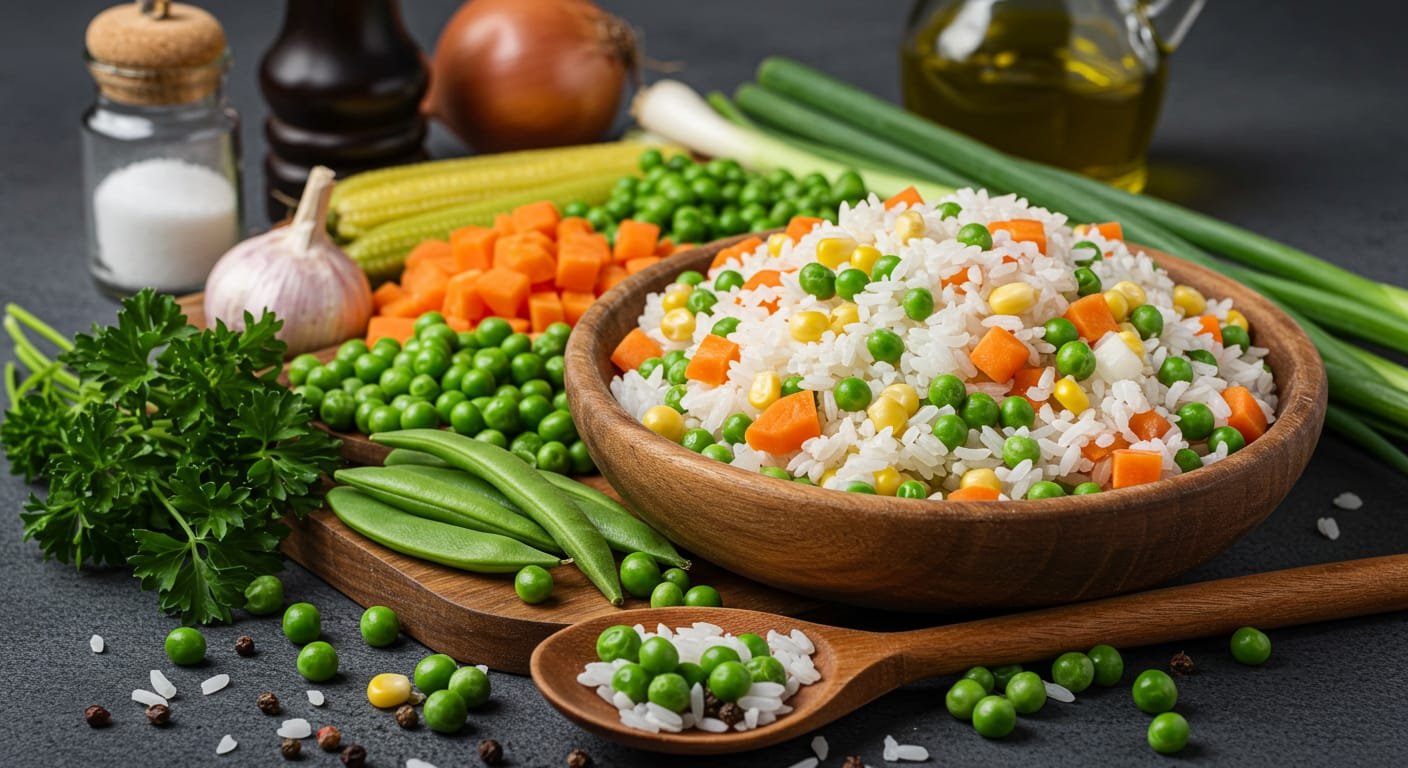como fazer Arroz Primavera